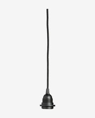 Cord with socket - black