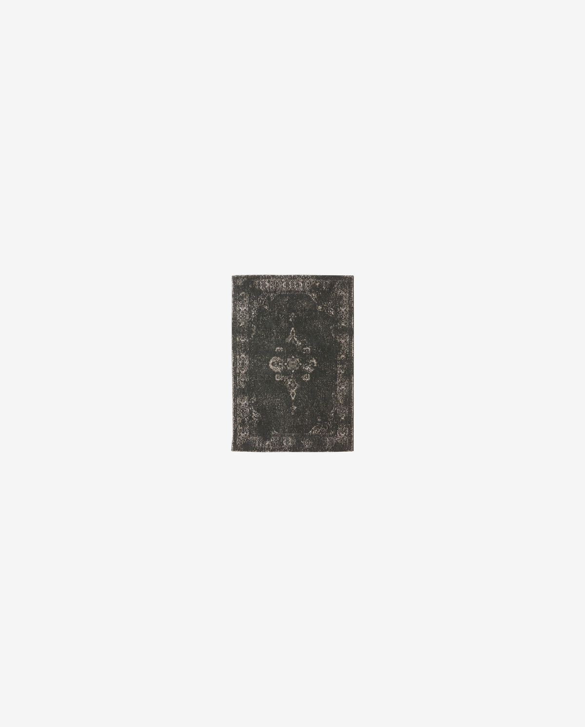 GRAND woven rug, 60x90 - dark grey/black