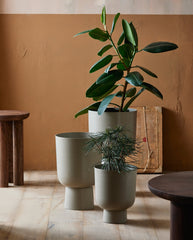 GALOA planter, L - beige