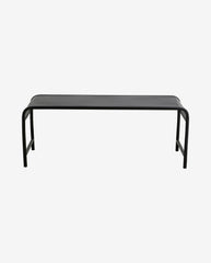 BRENTA outdoor bench - black