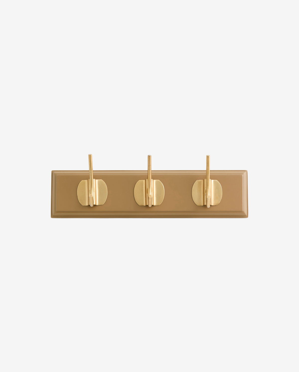 EDGY coat rack, 3 hooks - camel