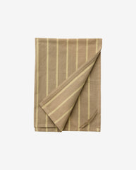 KINU tea towel, striped - yellow/beige
