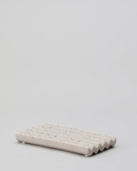 Ceramic soap tray large | TERRAZZO 8 x 15 cm