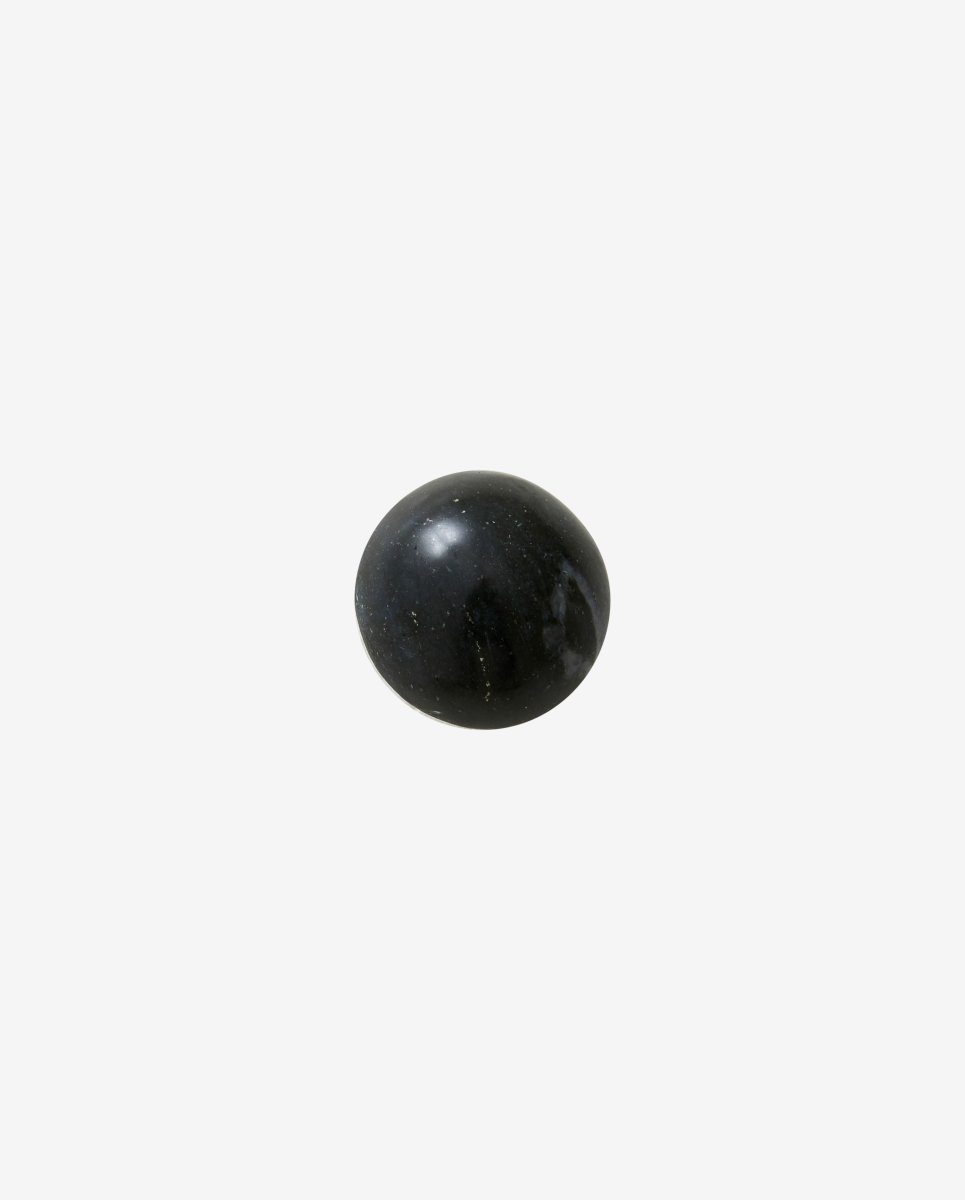 ACTON knob, marble - black