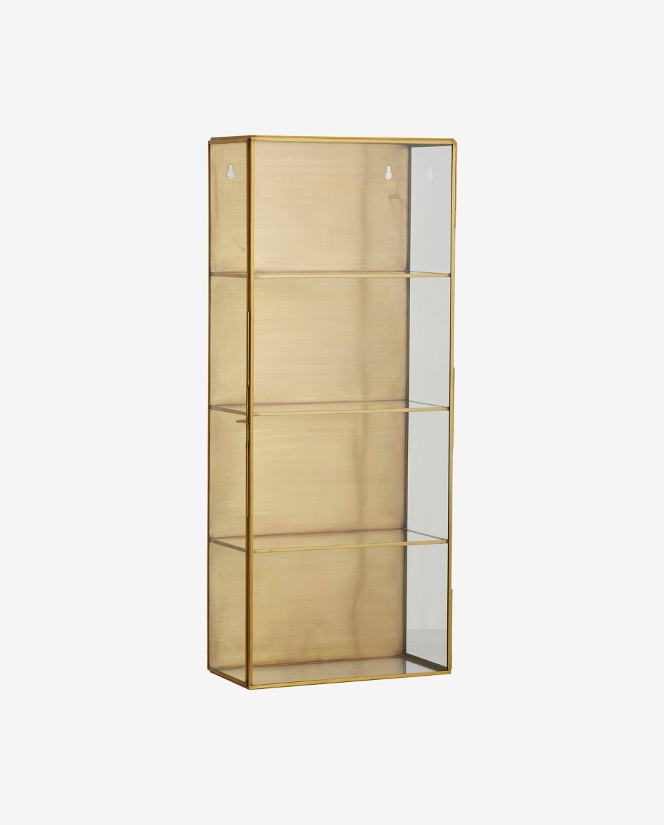ADA wall cabinet, L, 3 shelves - golden finish