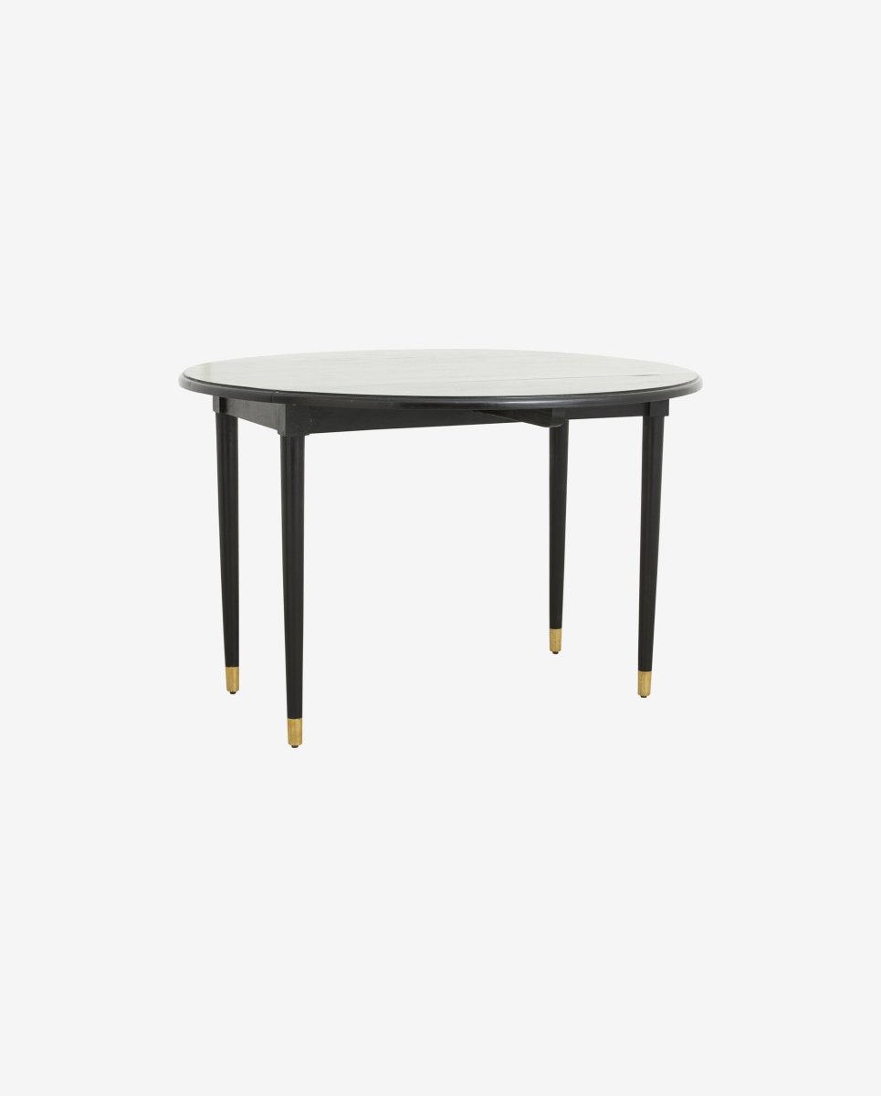 AHR round table, folding - black wood