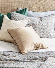 AIN cushion cover, S - light brown/brown