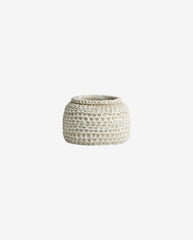 AOBA pot, S, cement - white