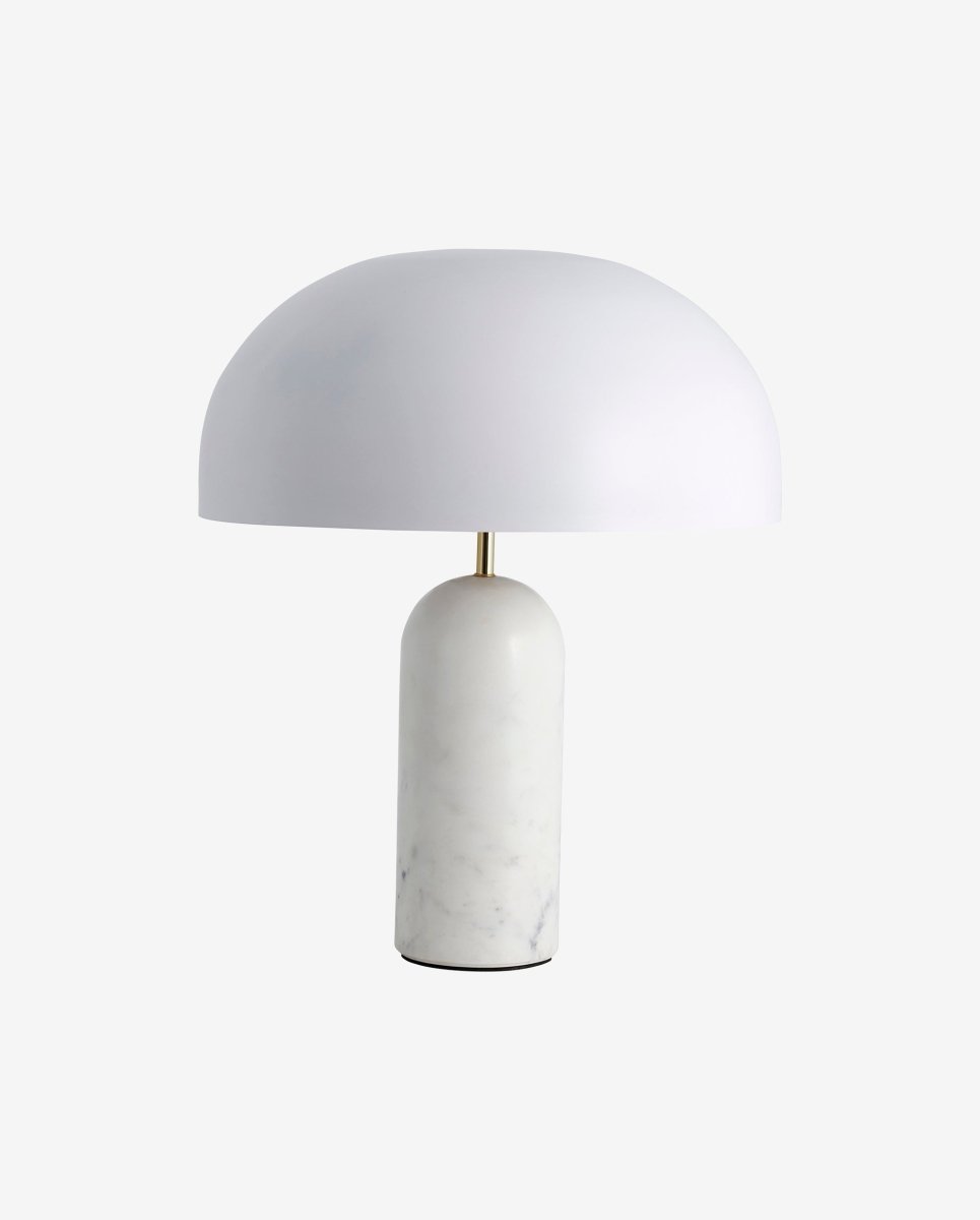 ATLAS table lamp - w/white marble