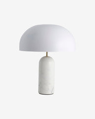 ATLAS table lamp - w/white marble