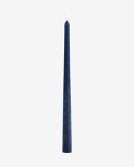 CANDLE, tall - dark blue