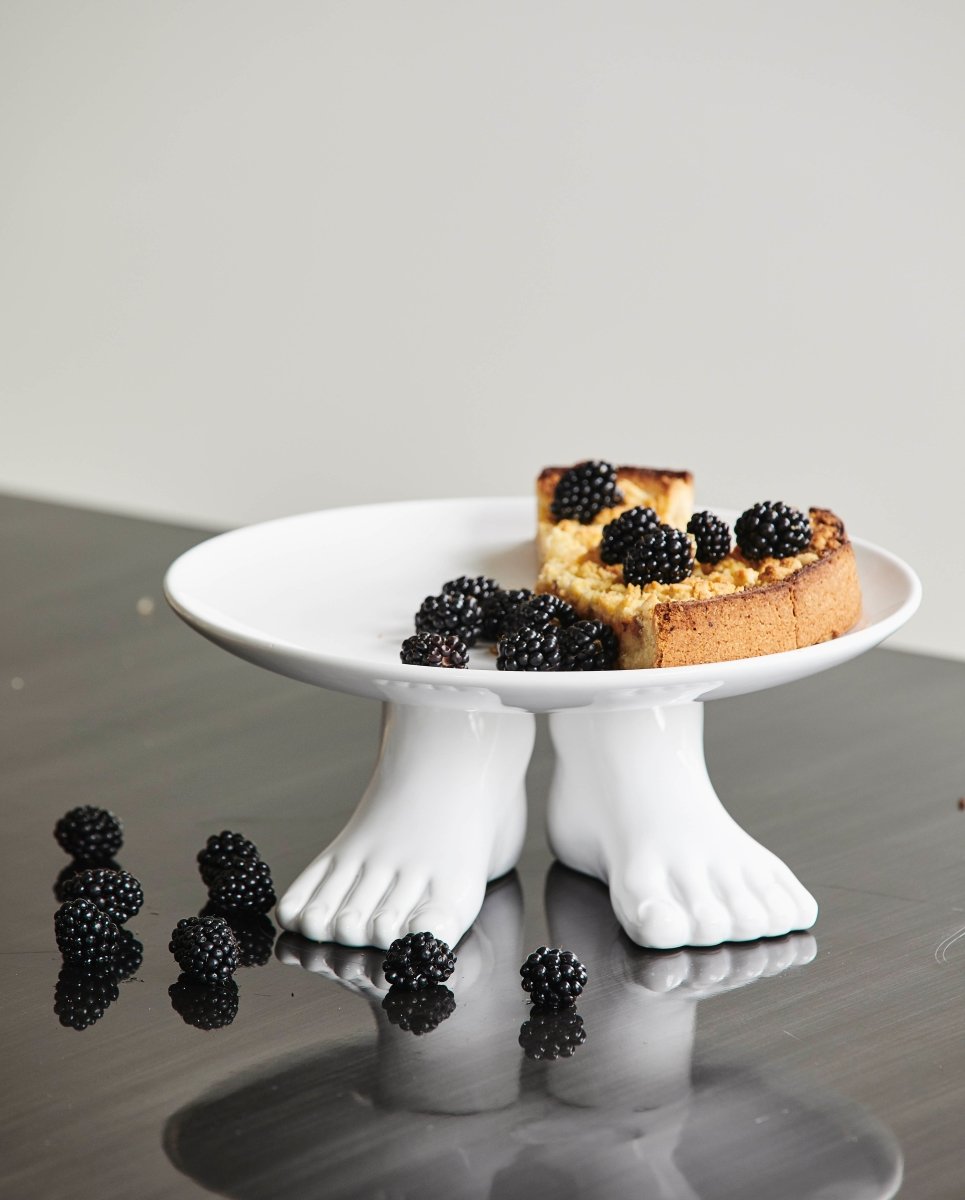 CICELY cake stand - white