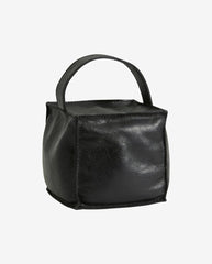 COOK door stopper, square, leather - black