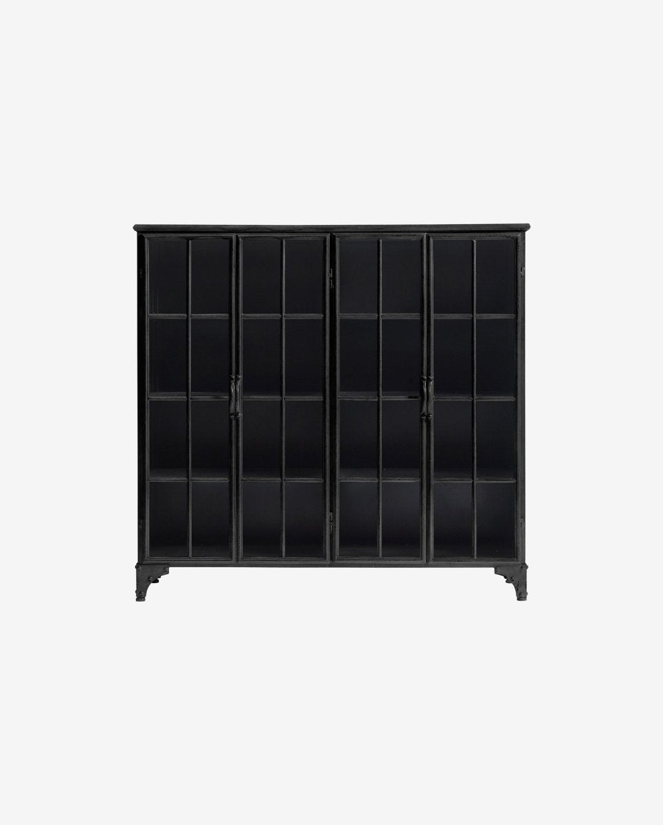 DOWNTOWN cabinet, 4 doors - black