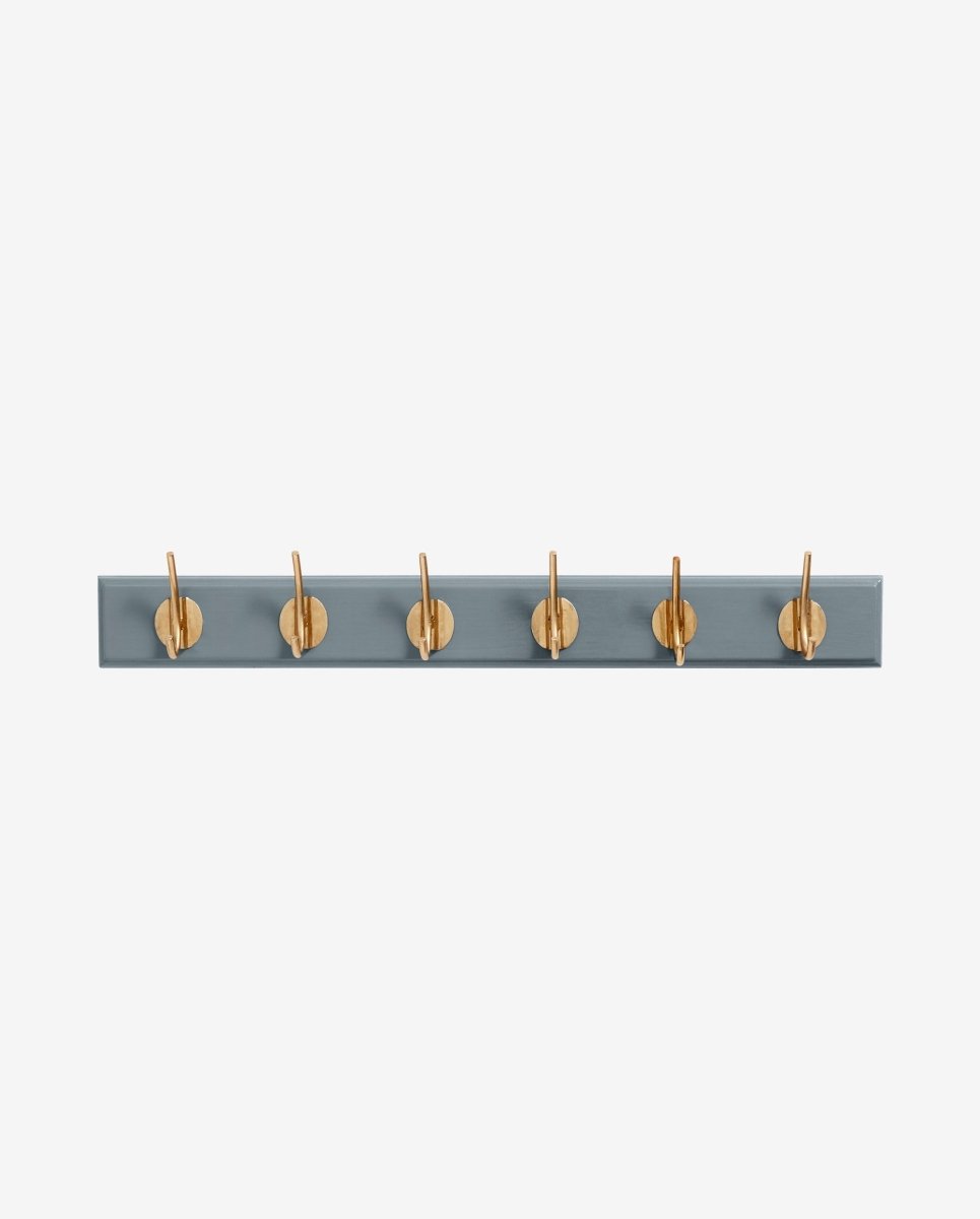 EDGY coat rack, 6 hooks - grey