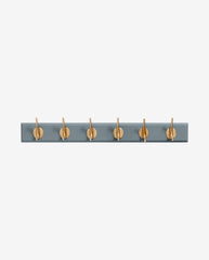 EDGY coat rack, 6 hooks - grey