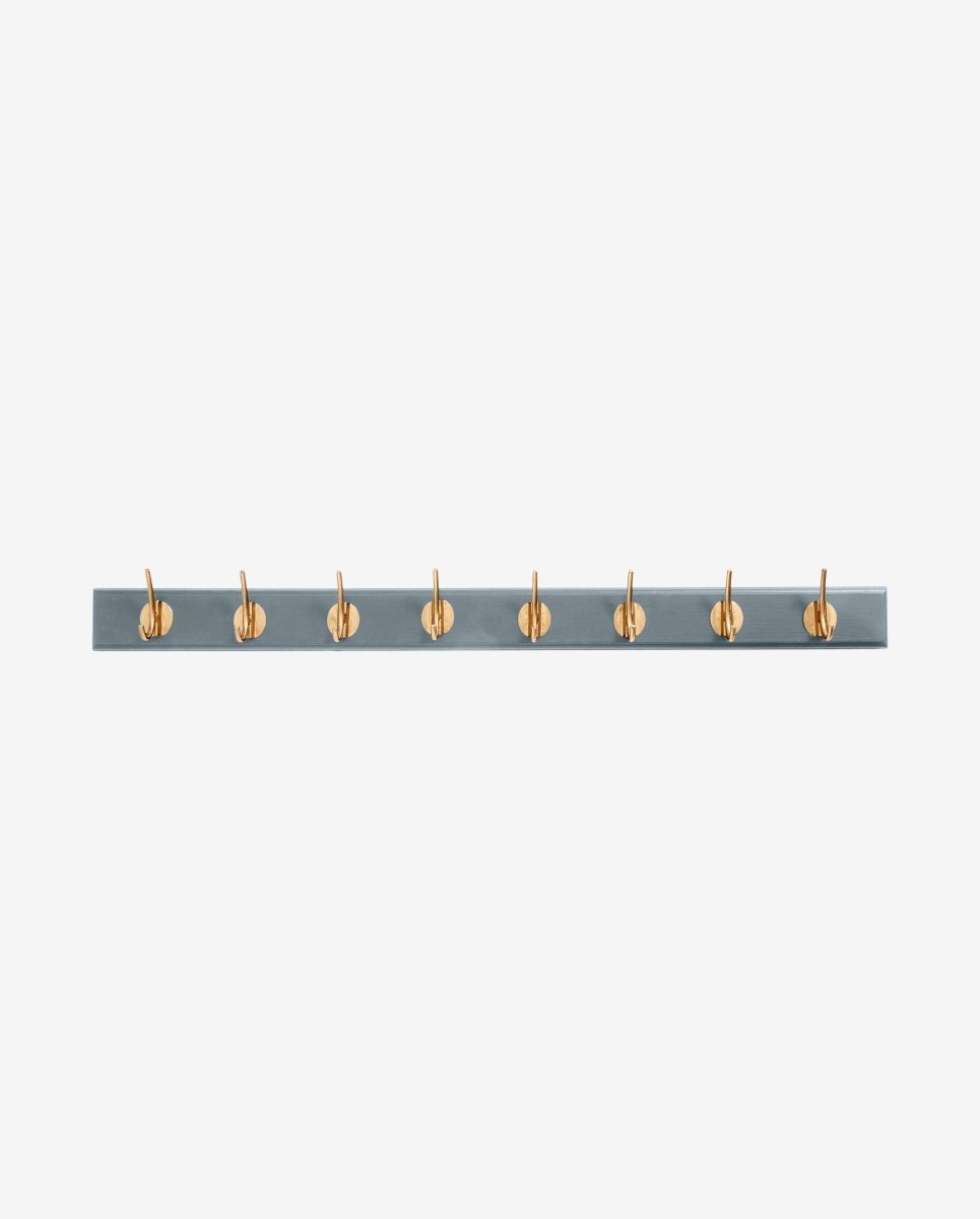 EDGY coat rack, 8 hooks - grey