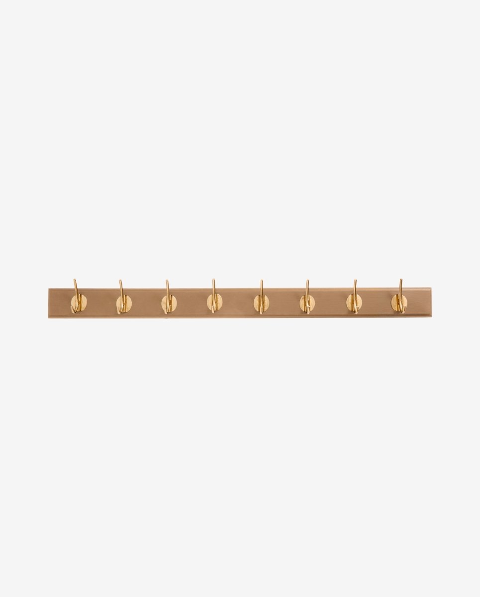 EDGY coat rack, 8 hooks - camel