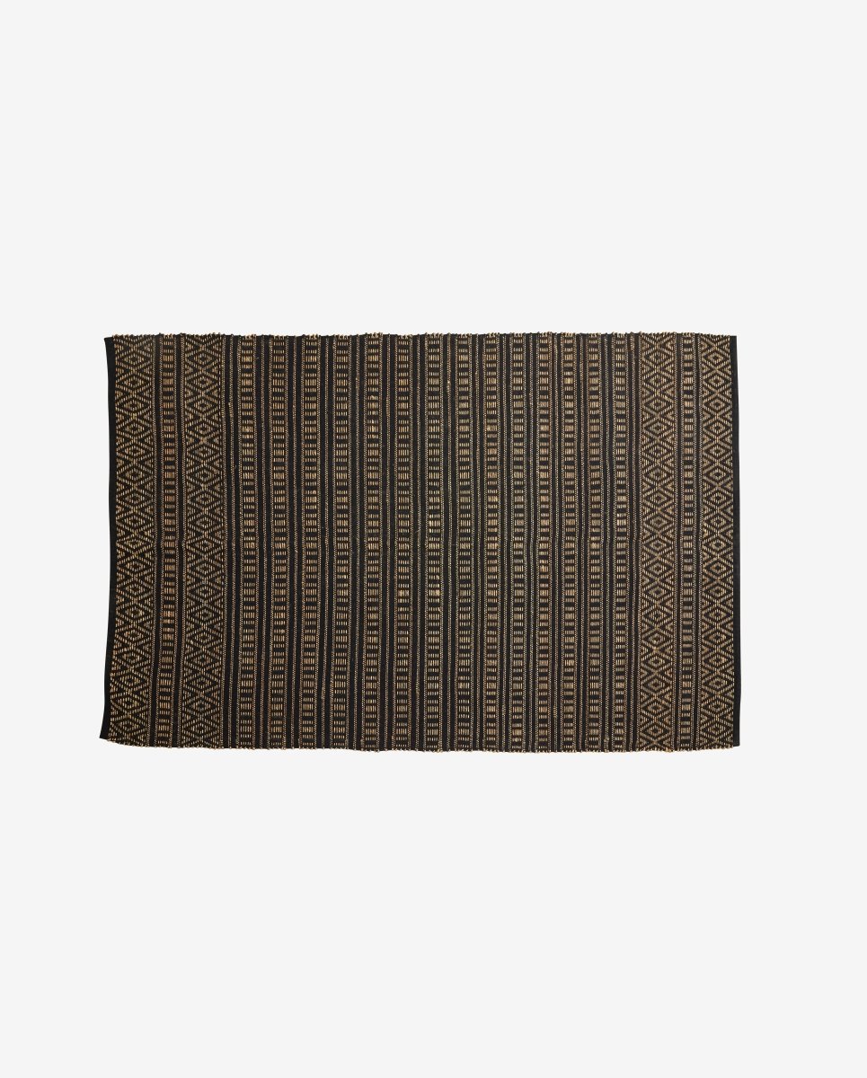 FARAH rug, 240x160 - black/natural colour