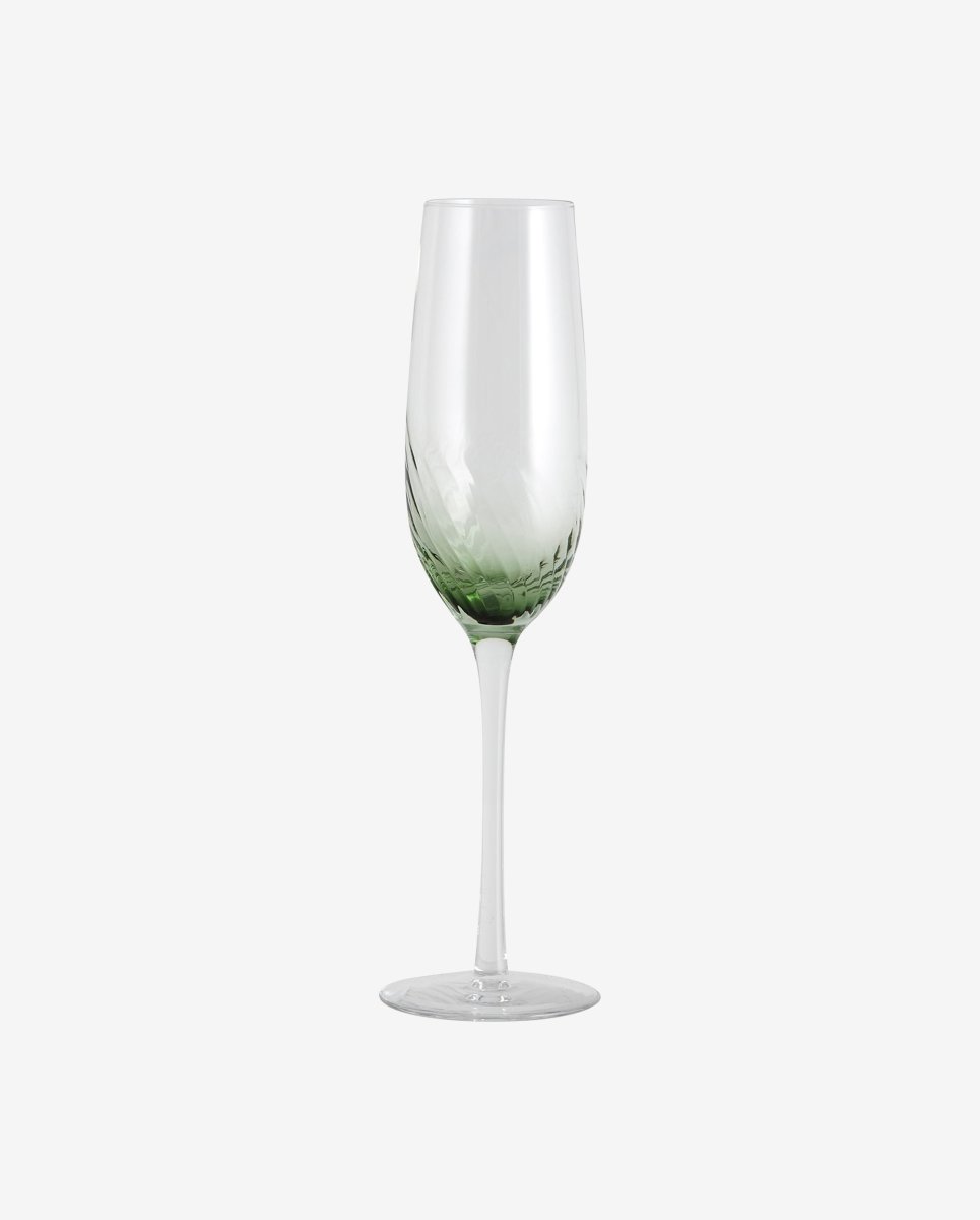 GARO champagne glass - green