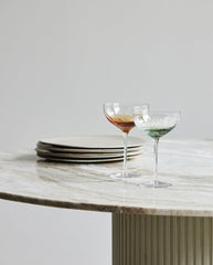 GARO cocktail glass - green