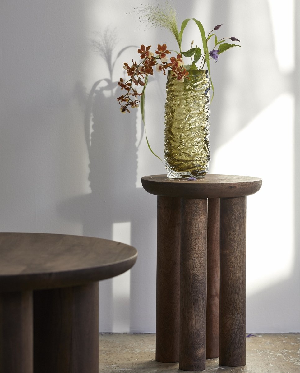 HELIN side table - dark brown