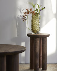 HELIN side table - dark brown