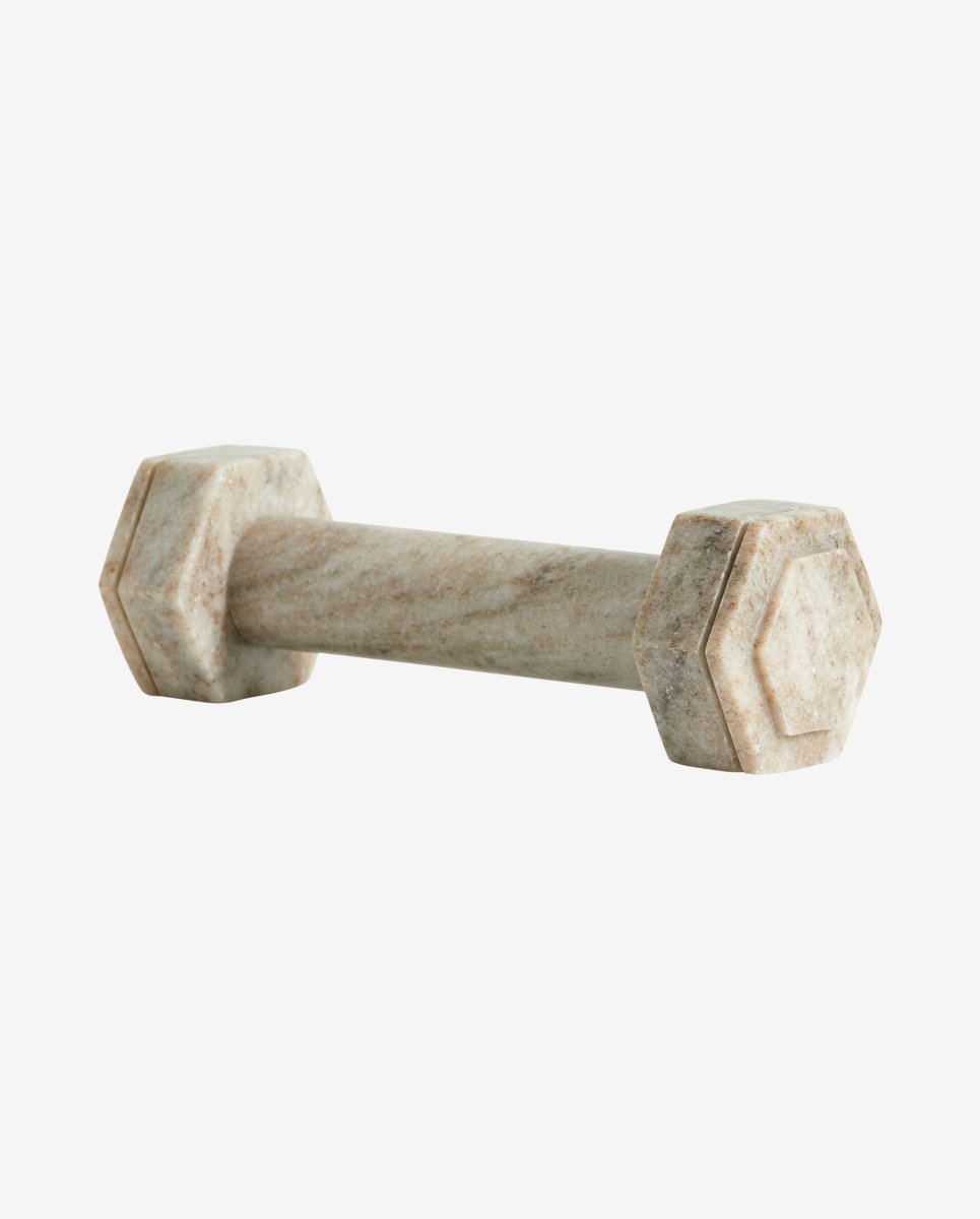HVAR dumbbell - brown marble