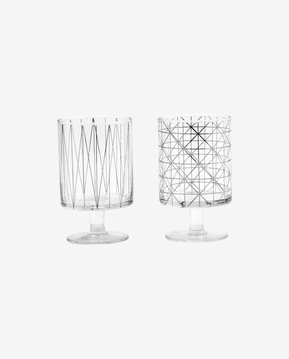 IBI glass w. silver print