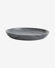 Dish, small, black/grey marble