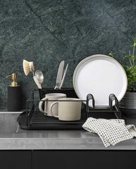 Dish rack - black