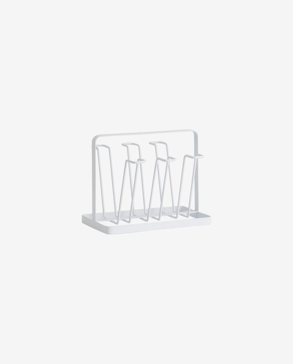 CUP holder dish rack - white