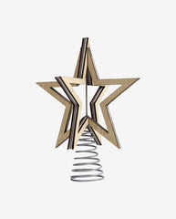 Christmas tree topper wood