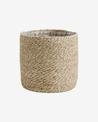 Jute rope basket with pvc inside, L